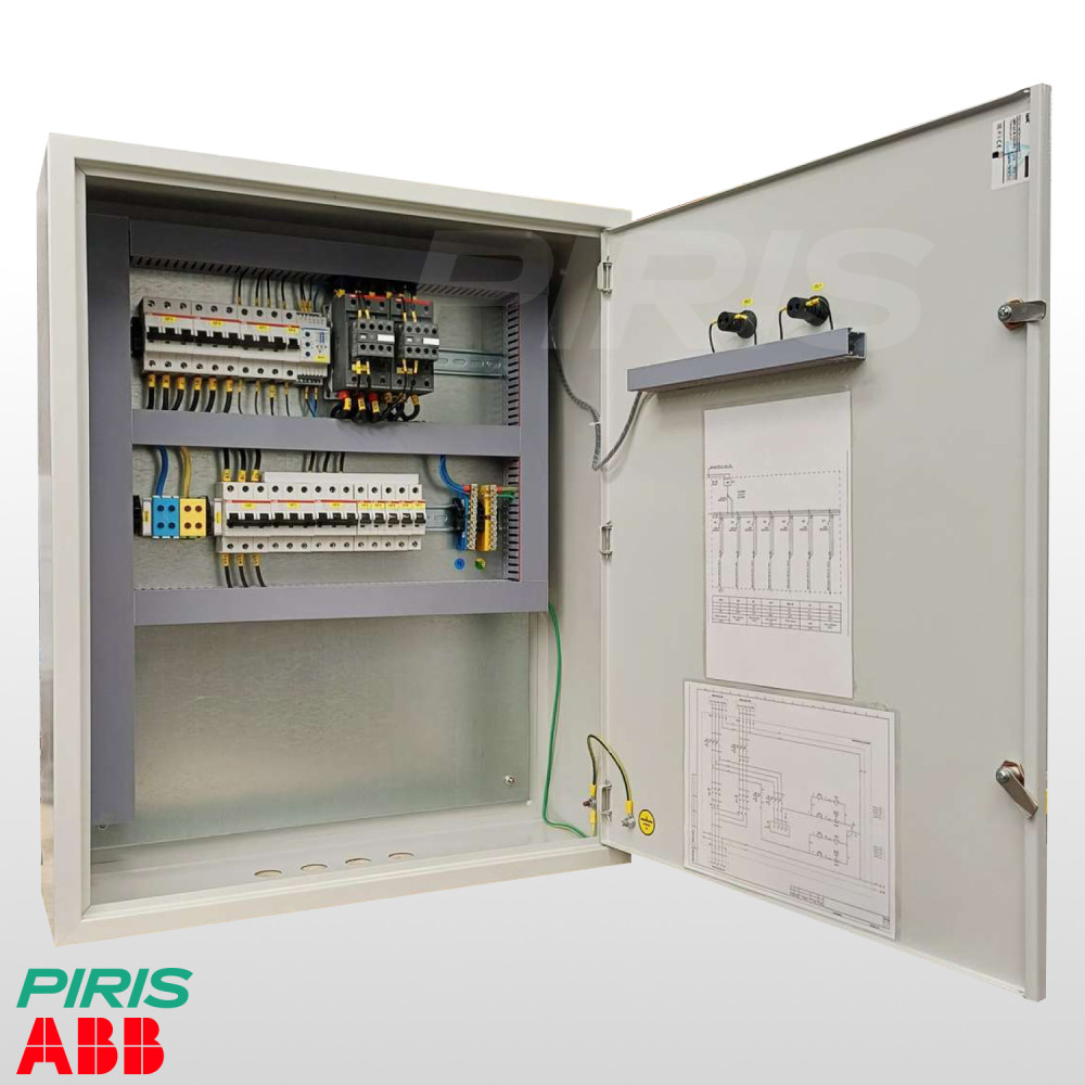 Шкаф АВР 32А, на контакторах, 2 ввода, ABB