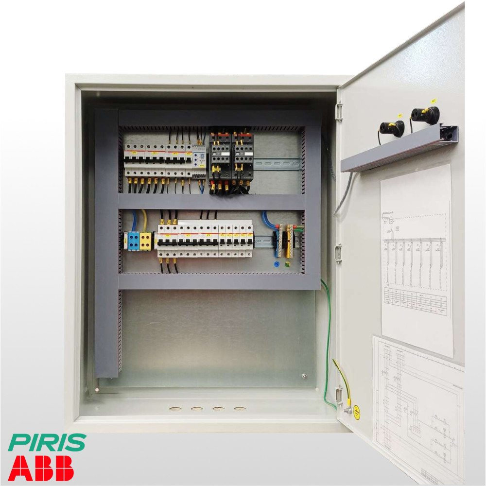 Шкаф АВР 32А, на контакторах, 2 ввода, ABB