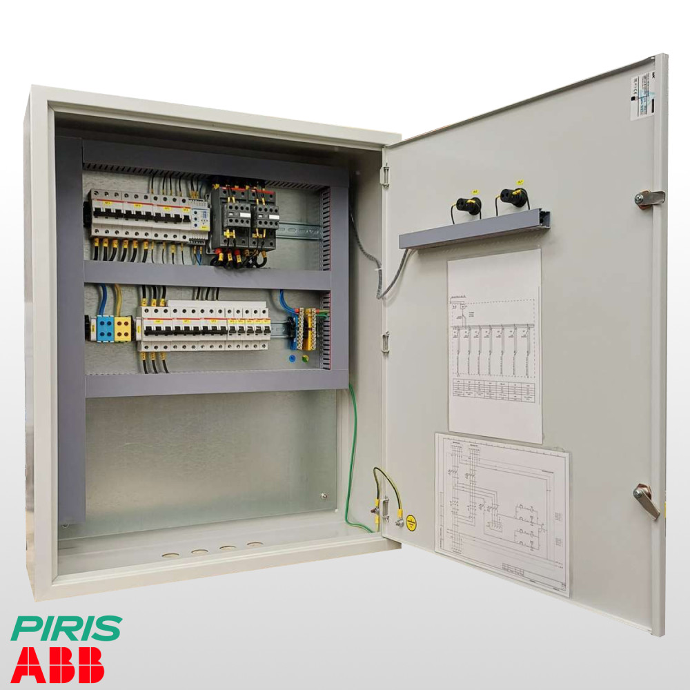 Шкаф АВР 32А, на контакторах, 2 ввода, ABB