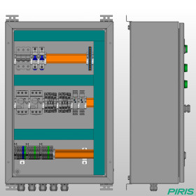 Шкаф управления 2 насосами ШУН 45 кВт IEK прямой пуск